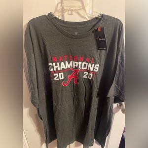 Men’s Alabama 2020 national championship tshirt NWT from fanatics